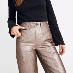 Madewell Slim Emmit Wide Leg Crop Pants NWOT